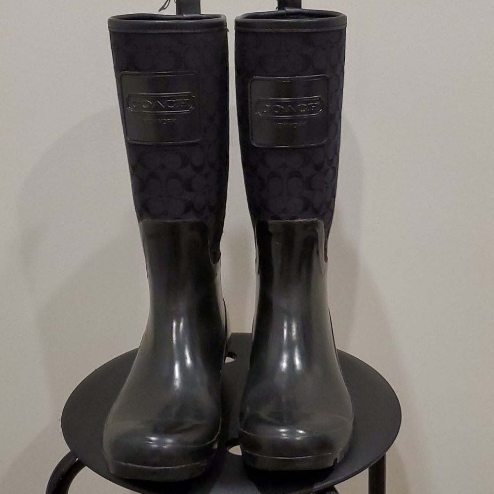 Coach Pearl rain boots